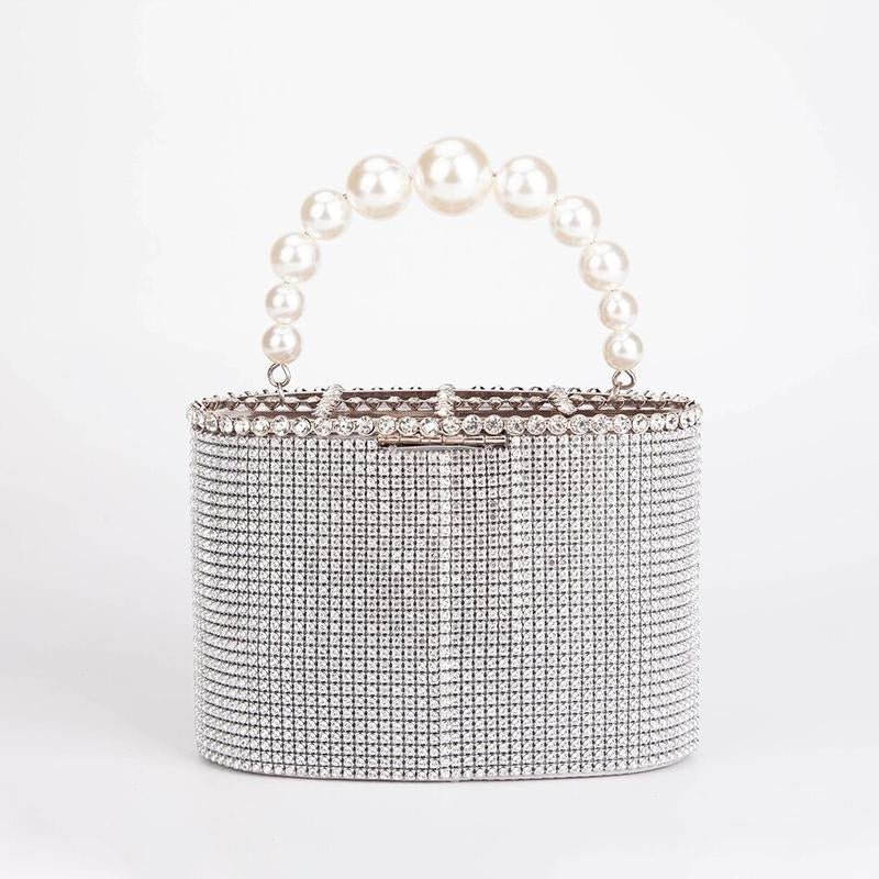 Frau Latoya Gold Kronleuchter Abendtasche