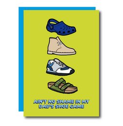 Dad's Shoe Game Father's Day Card