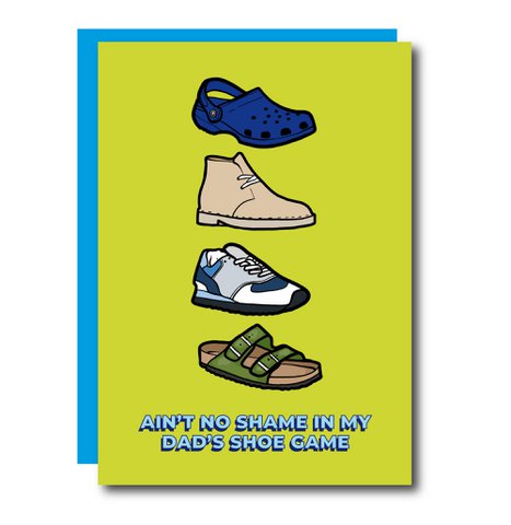 Dad's Shoe Game Father's Day Card