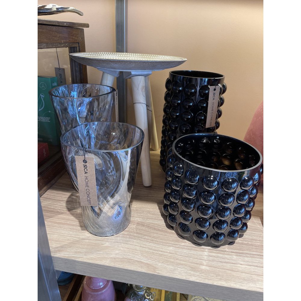 VASO IN VETRO GRANDE SERIE BUBBLE DA 28 CM