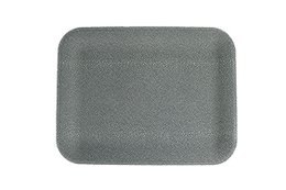 Tablette plate grande plateau de service en cuir synthétique en cuir bleu