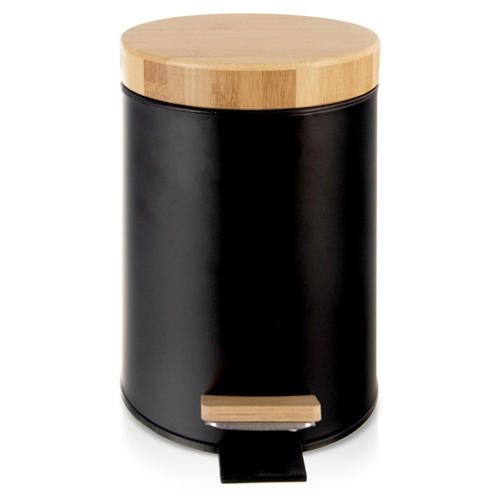 Bin Metal mit Pedal Black 3 L