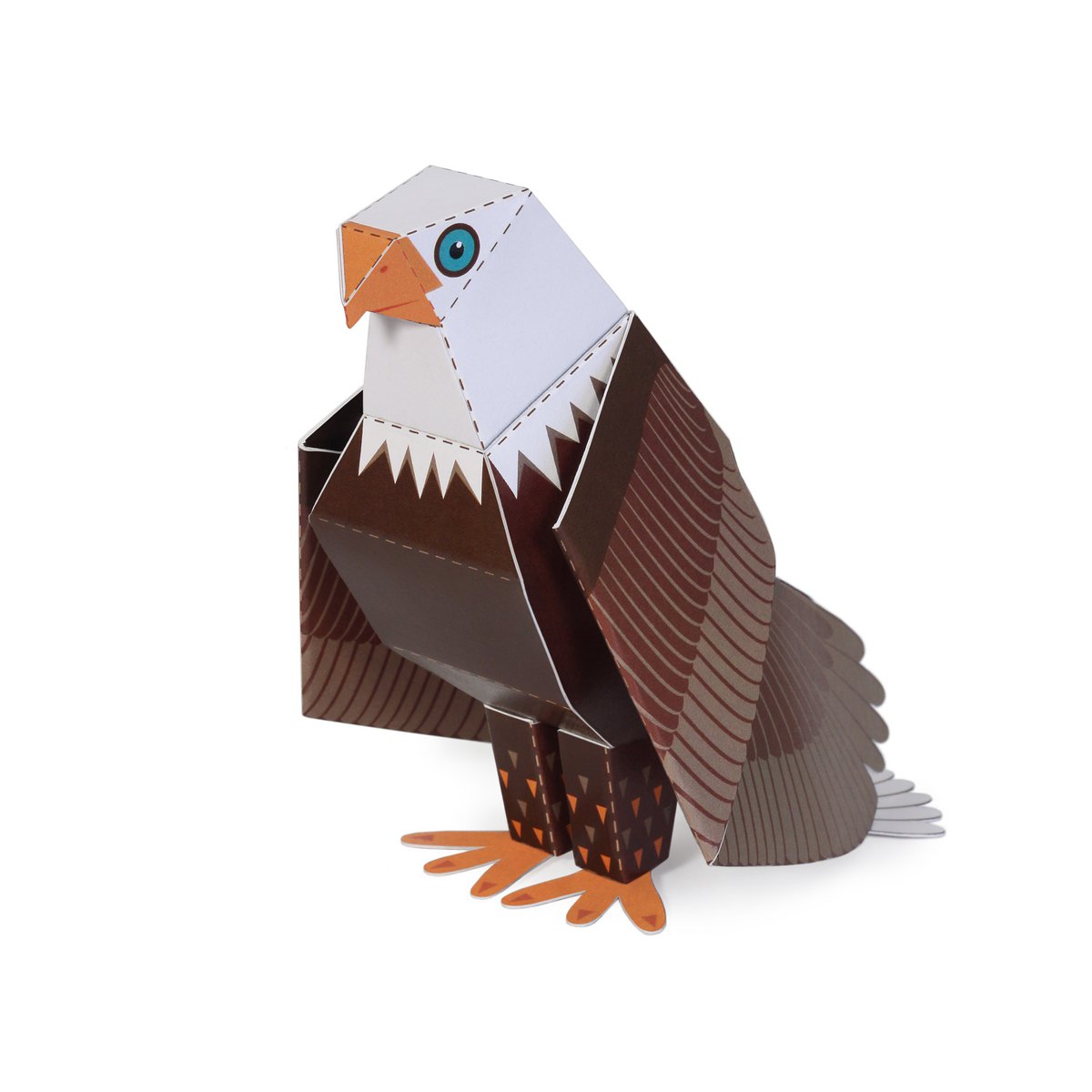 Jouets en papier animaux des bois