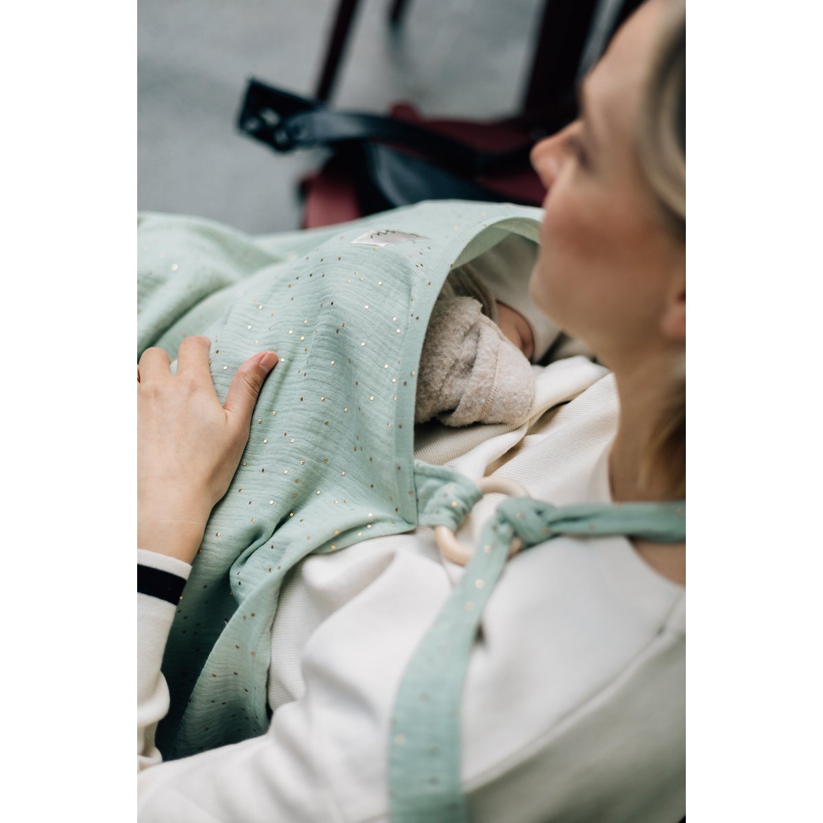 TISU nursing cover, Mint Green