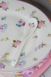 Porcelæn ske flora 13 cm isabelle rose
