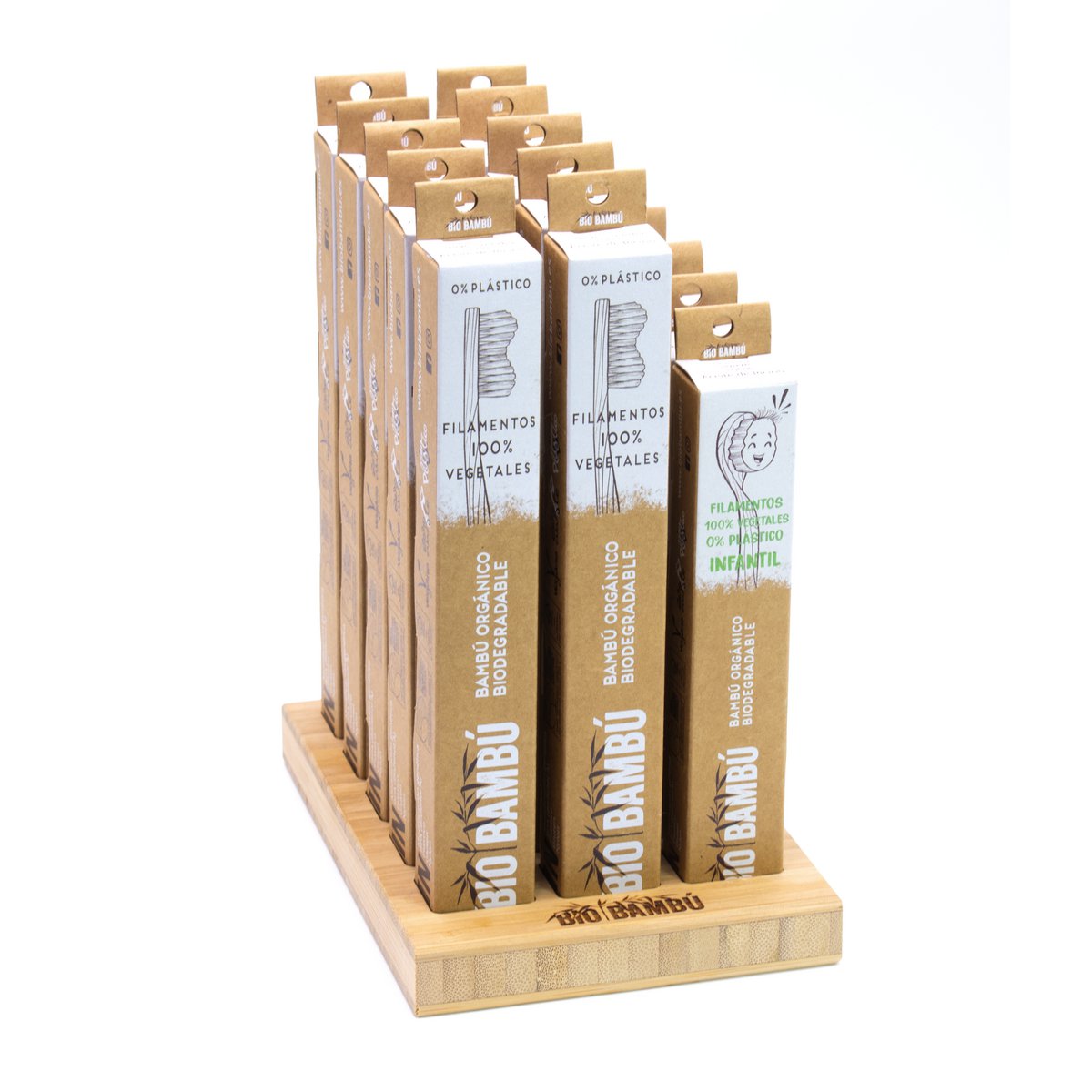 Espositore per spazzolini Zero Waste - BioBambú