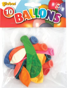 PACKUNG MIT 10 VERSCHIEDENEN BALLONS Durchmesser 25 cm/10 Zoll