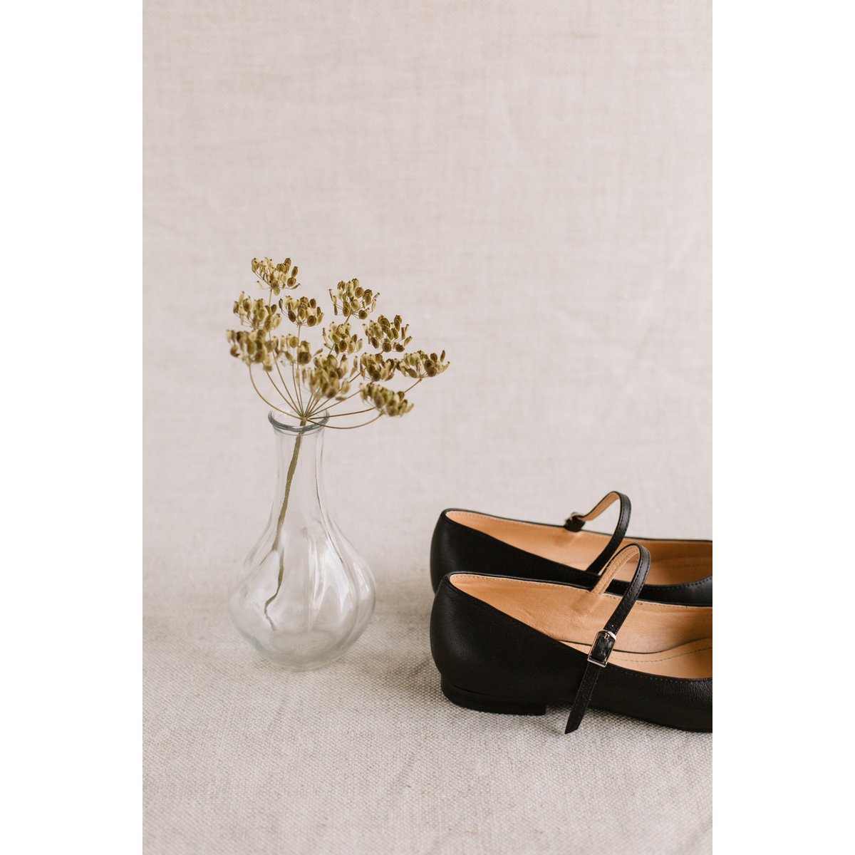 Leren ballerina's - Mary-Jane - Zwart 34-42