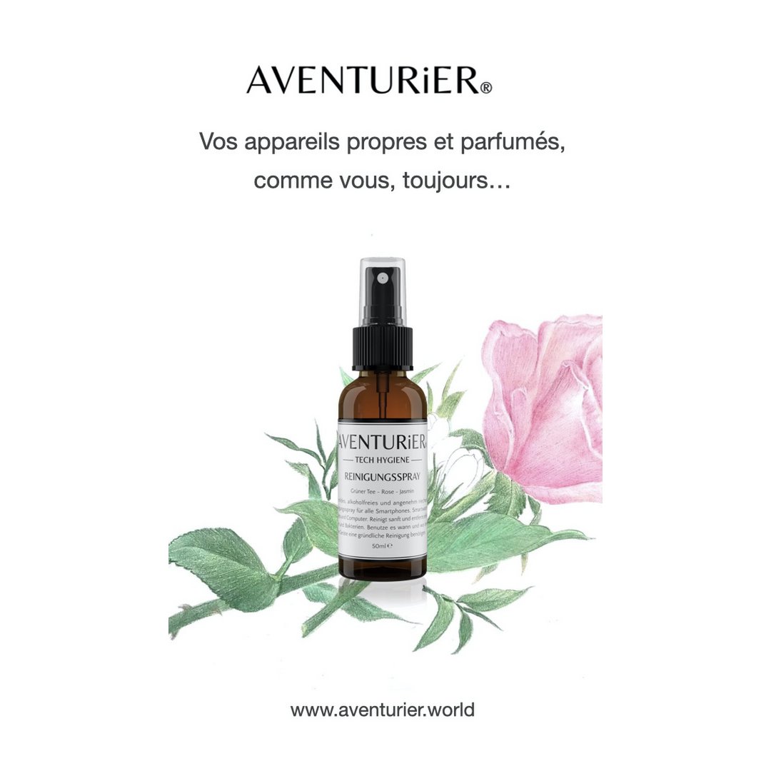 AVENTURiER reinigingsspray ''Tea'' 50ml met 1 x microvezeldoek