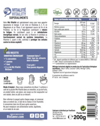 MIX VITALITÉ EN POUDRE - 200G - COMPLÉMENT ALIMENTAIRE
