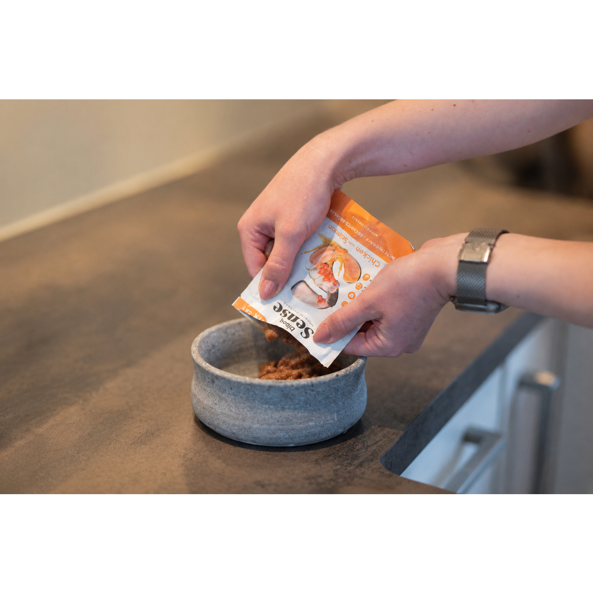DIBAQ SENSE Katzen Happen in Soße Huhn mit Lachs 100g