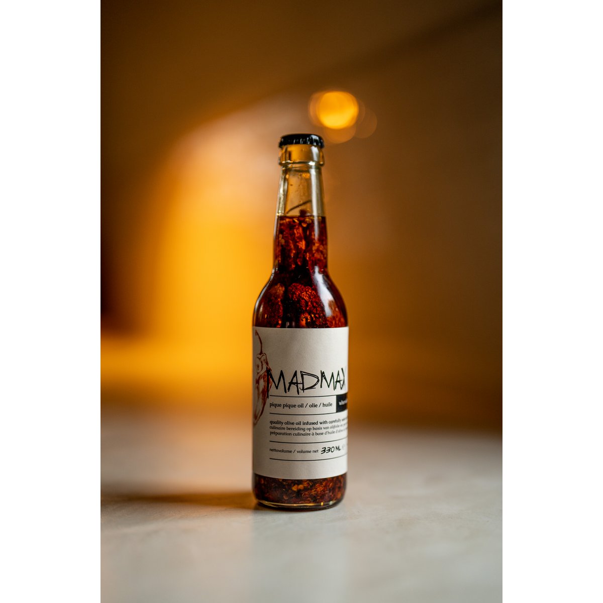 Madmax spicy olive oil 33cl