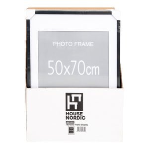 Marbella Frame Display - Frame MDF, 7 pcs. black and 8 pcs. natural, 50x70 cm