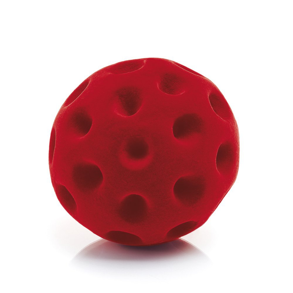 Rubbabu - Balle sensorielle rouge - à˜10cm (polybag)