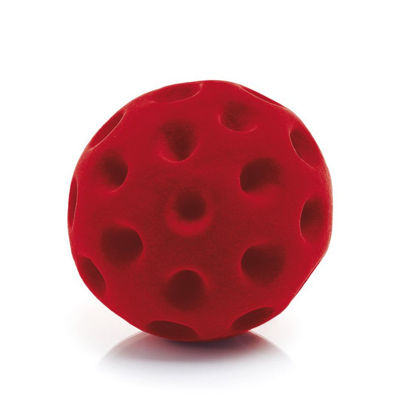 Rubbabu - Balle sensorielle rouge - à˜10cm (polybag)