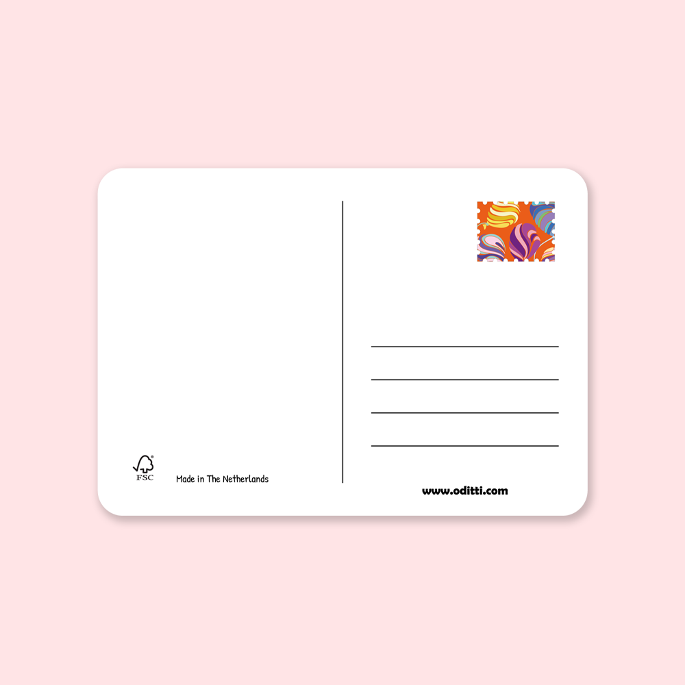 Birthday Baloons Postcard