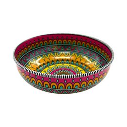 Metalen kom - Mandala 4 - Medium - 9 cm