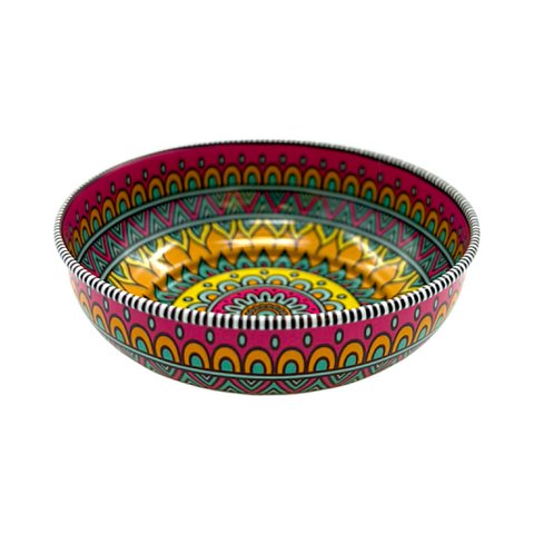 Metalen kom - Mandala 4 - Medium - 9 cm