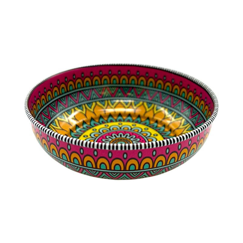 Metalen kom - Mandala 4 - Medium - 9 cm