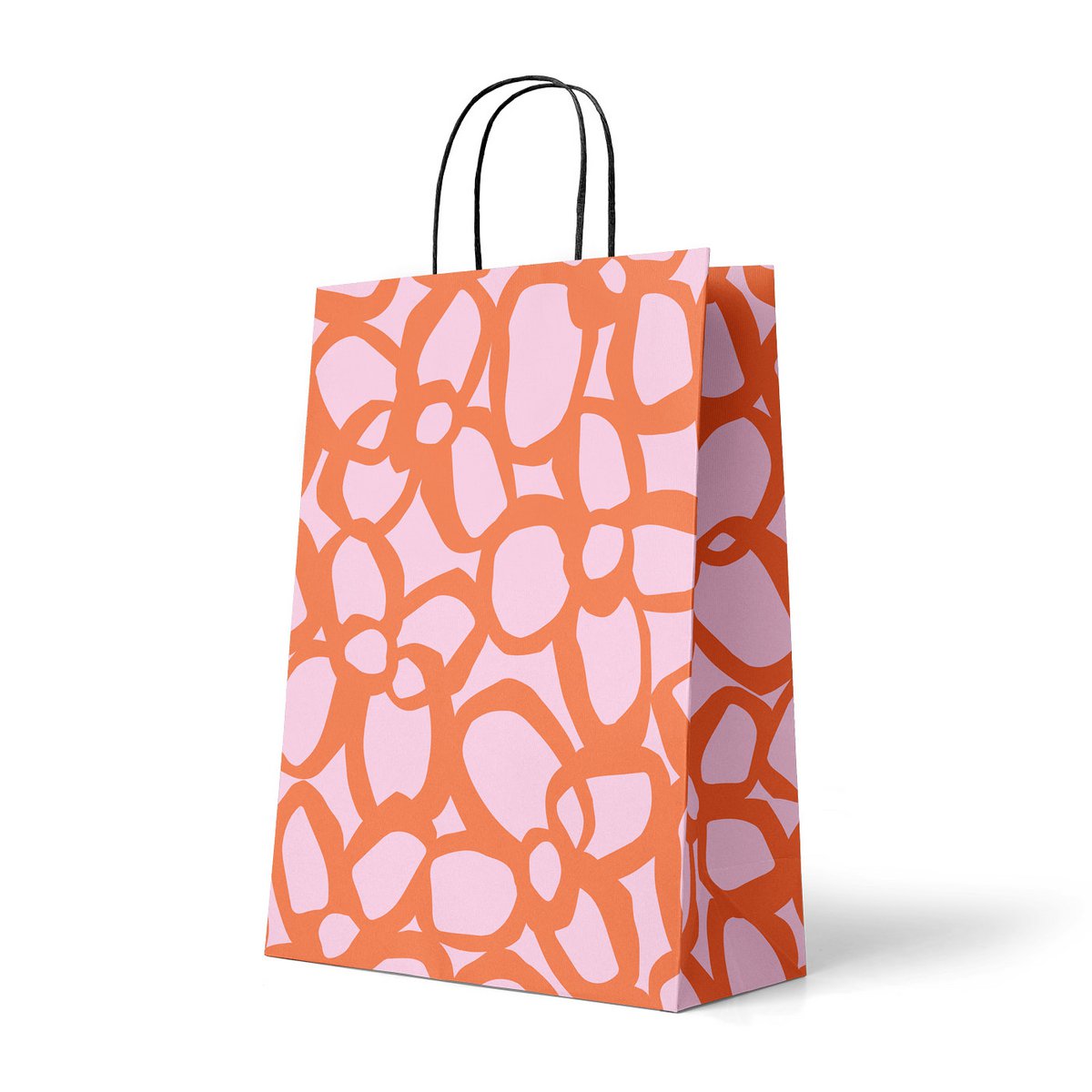 lila/oranje Large - 31+12x41cm