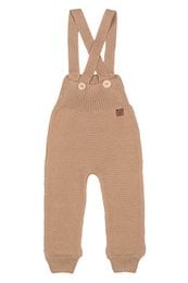 ENZO children's dungarees - 100% merino wool - camel