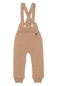ENZO children's dungarees - 100% merino wool - camel
