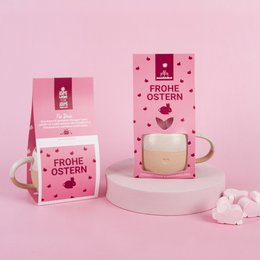 Set regalo con marshmallow e tazza di Pasqua