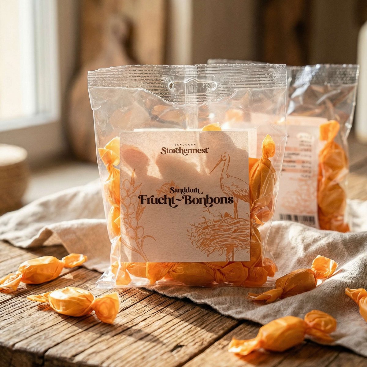 Dulces de frutas de espino amarillo