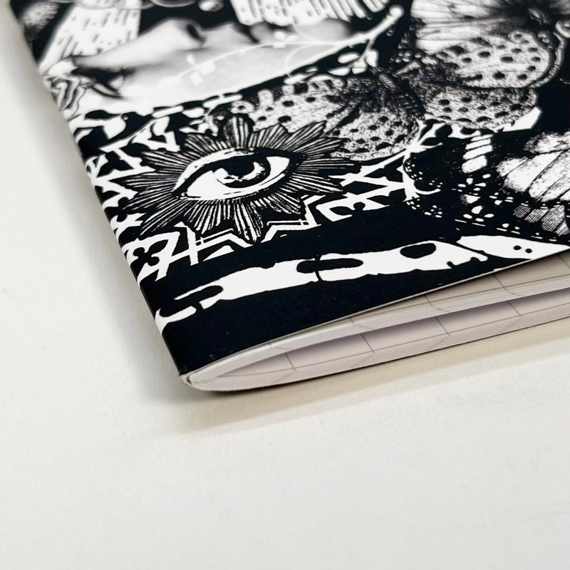 Black Butterfly A5 Notebook