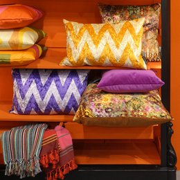 Cushion velor summer purple 9650 45x45