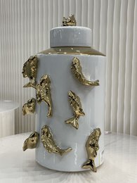 FISH WHITE JAR