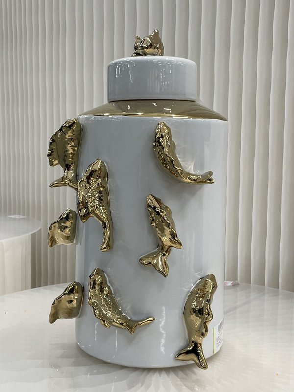 FISH WHITE JAR