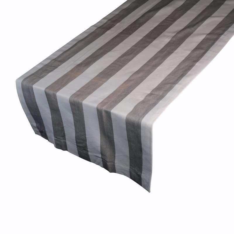 Twill Stripe Table Runner taupe 50x140cm