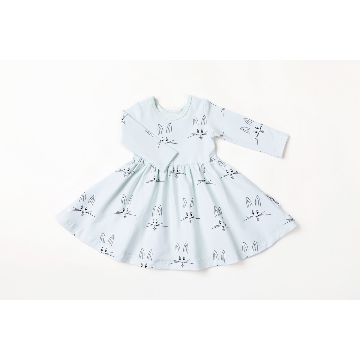 Long-Sleeved Dress with Malia the Rabbit