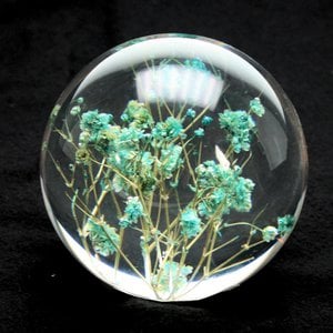 Kugel aus gepresstem Papier Wildblume