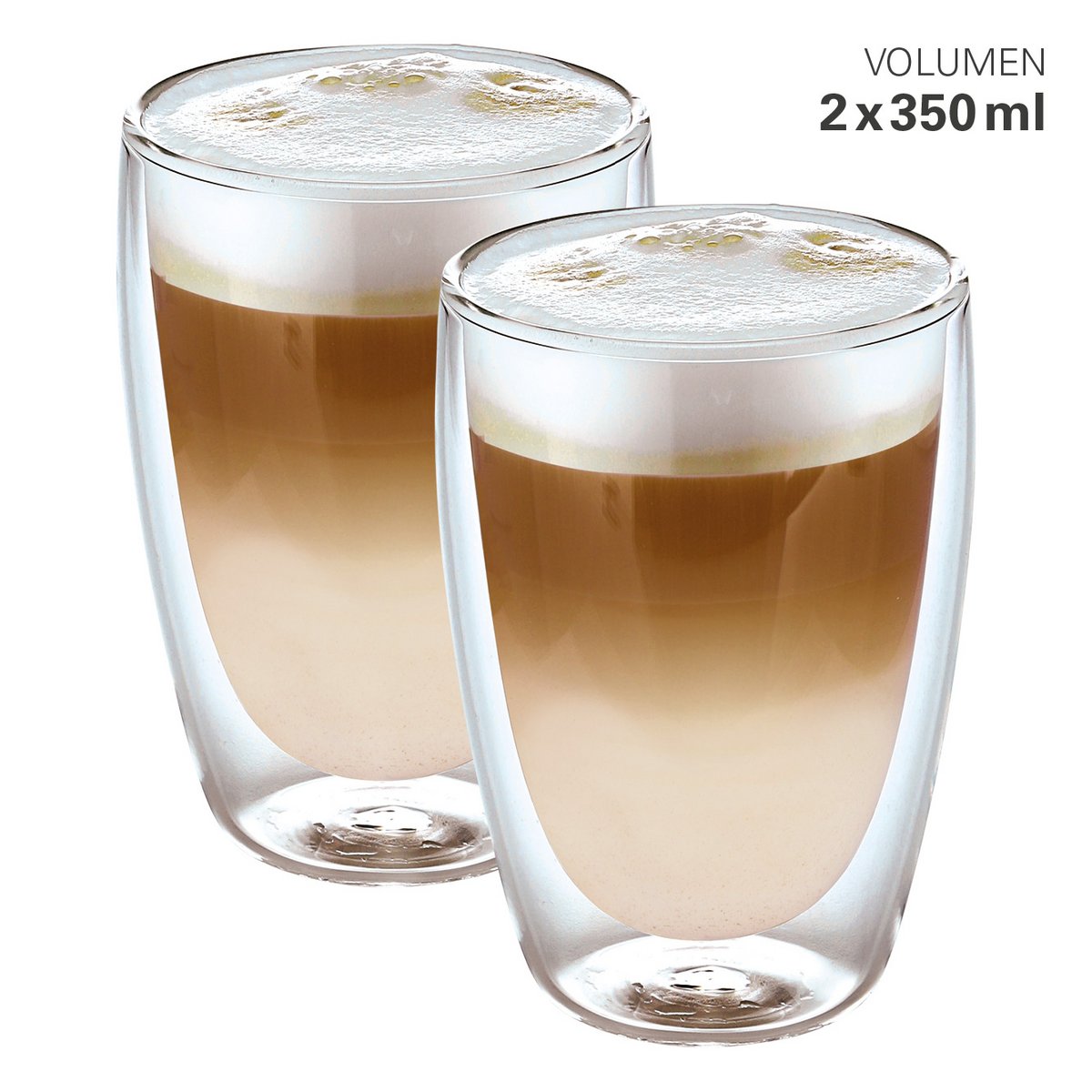 Double-walled glasses XL 350 ml set 2