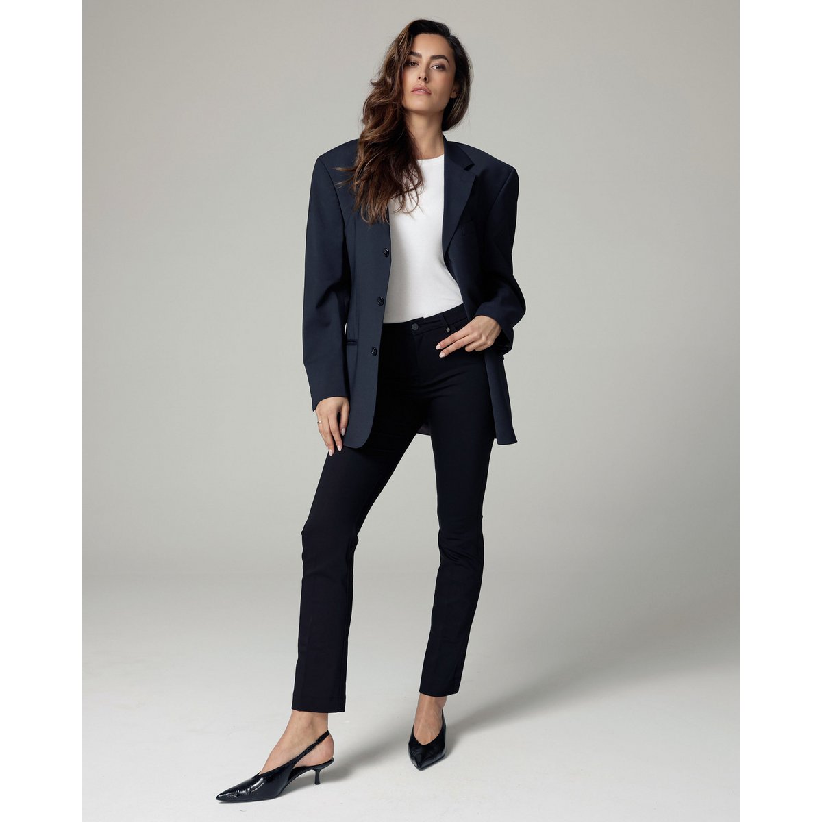 Schwarze Bootcut-Hose | Die Venezia