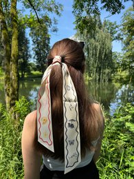 The Life Barn Abundance silk scarf