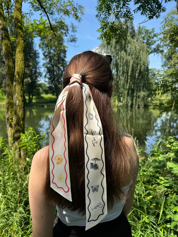 The Life Barn Abundance silk scarf