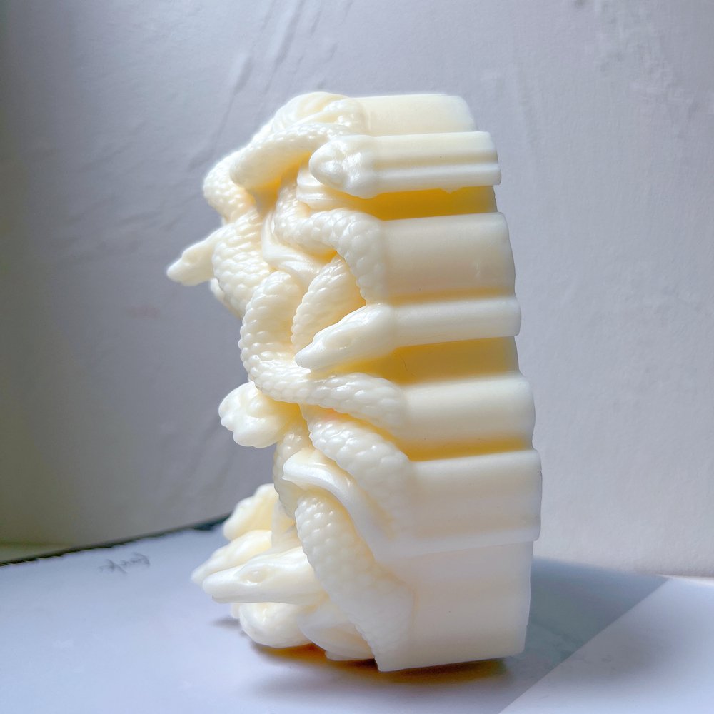 Medusa Profile Candle