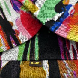 Stirnband Haarband Bunt Colorblock Ponte Jersey