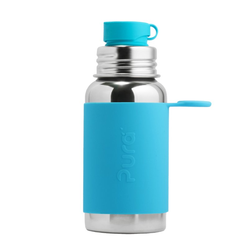 Butelka sportowa Pura 550 ml + rękaw aqua