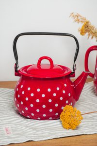 Tollkessel Polka Dot Red 2,5L Isabelle Rose