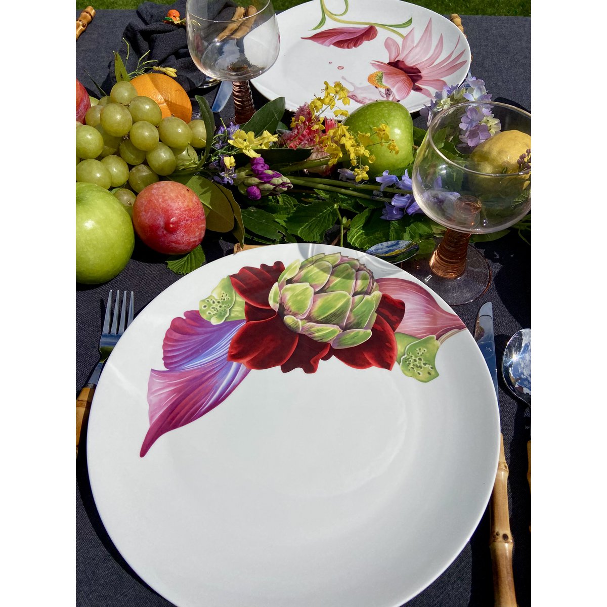 Botanical Wonders - Set of 4 dinner plates