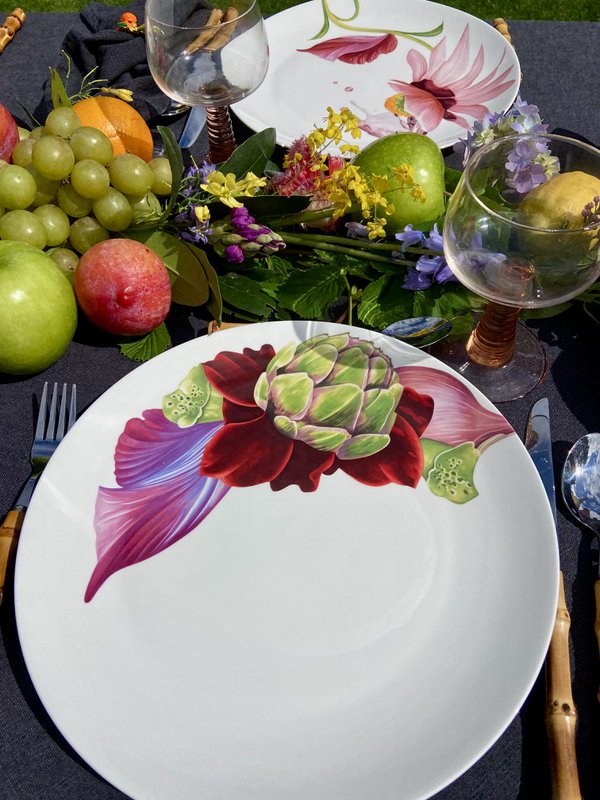 Botanical Wonders - Set of 4 dinner plates