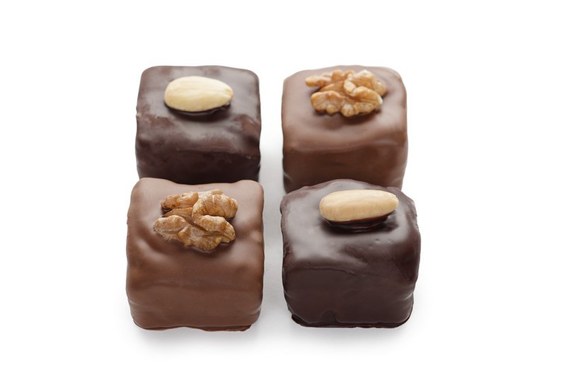 Æske med 4 honningkager chokoladeblanding