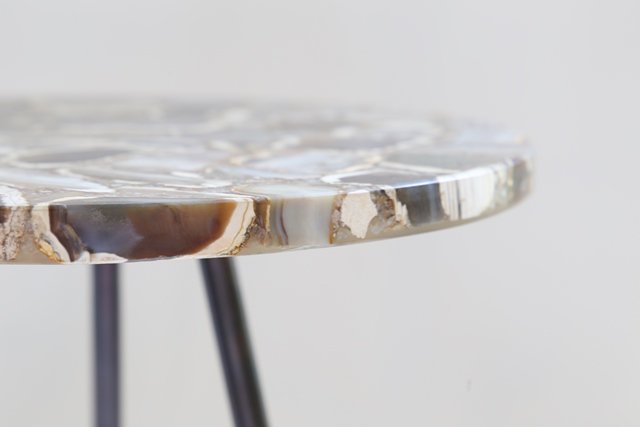 Agate plant table