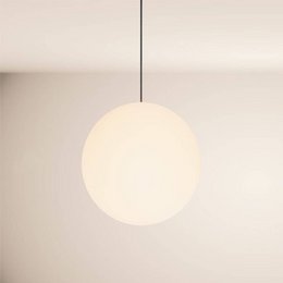 s.luce Orb glazen bol hanglamp 150cm ophanging zwart