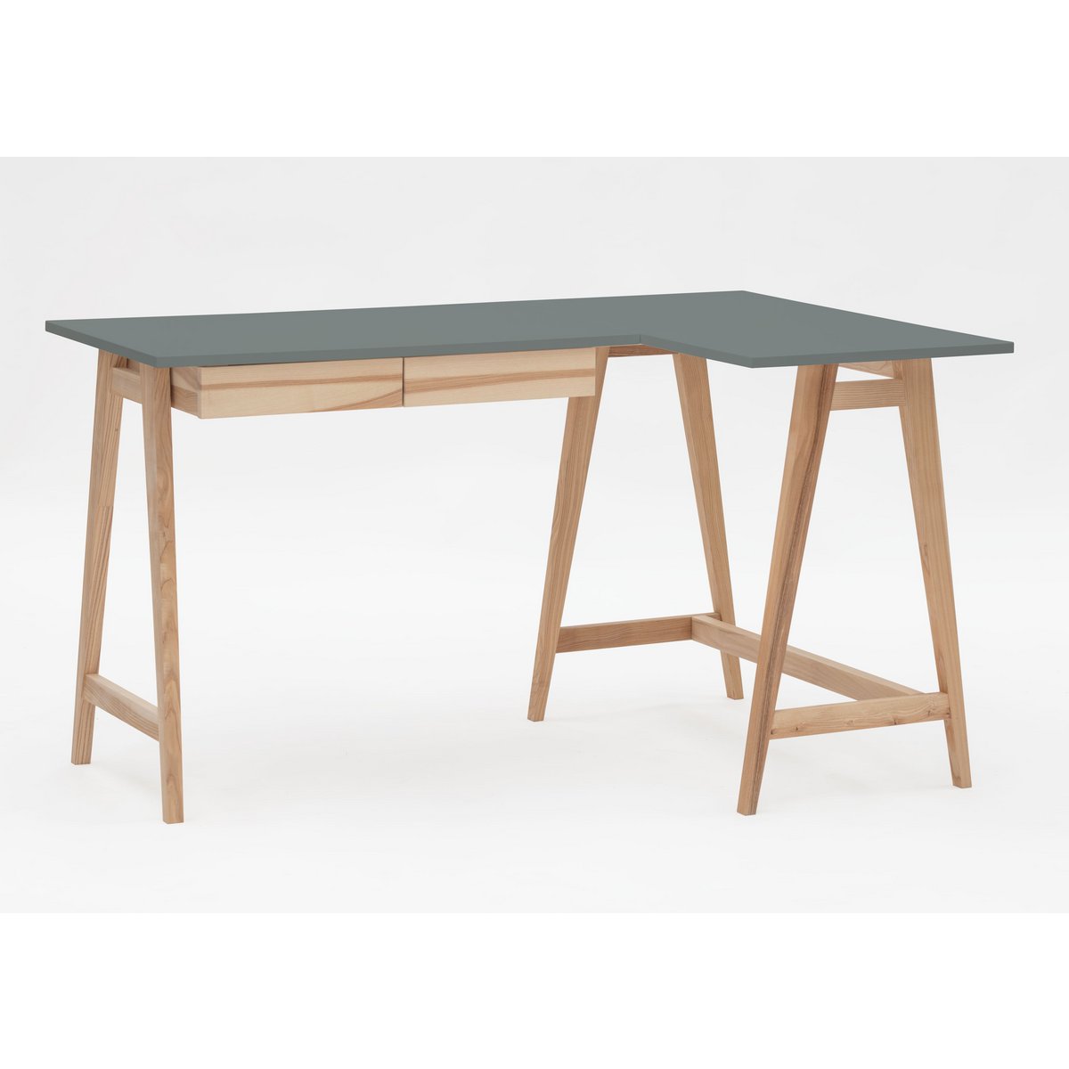 LUKA L-Shaped Desk Left/Right Handed 135x85cm