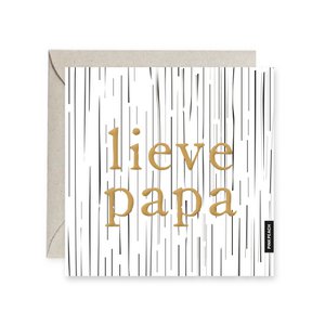 Grußkarte Lieber Papa | Goldfolie